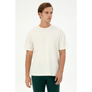 U.S. Polo Assn. Erkek Krem Tişört 50290880-VR071