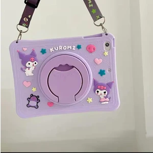 Alfa MEC Lenovo Tab M10HD X306F 10.1 Inç Uyumlu Kuromi Standlı Çocuklara Özel Sevimli Karakterli Kılıf