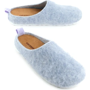 Kadın Kışlık Rahat Taban Keçe Ev Bahçe Terlik