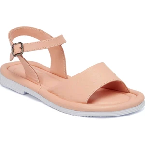 Pudra Deri Kadın Sandalet - K24Y1SN67413-A67  Pudra