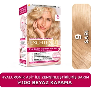 L'Oréal Paris Excellence Creme Saç Boyası - 9 Sarı