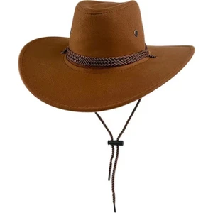 Batı Kovboy Şapkası Süet Unisex Güneş Şapkası (Yurt Dışından)