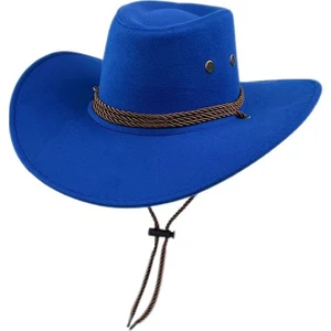 Batı Kovboy Şapkası Süet Unisex Güneş Şapkası (Yurt Dışından)