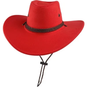 Batı Kovboy Şapkası Süet Unisex Güneş Şapkası (Yurt Dışından)