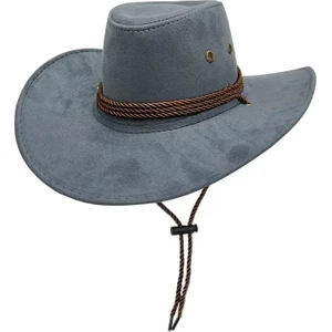 Batı Kovboy Şapkası Süet Unisex Güneş Şapkası (Yurt Dışından)