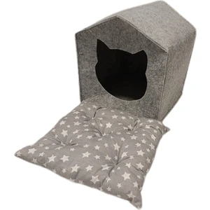 Demirhanlar Mobilya Minderli Keçe Kedi Evi Köpek Evi Yatağı