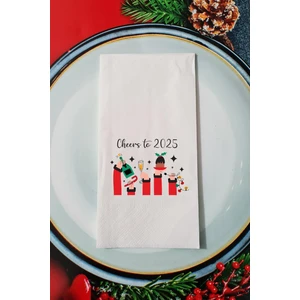 Cheers to 2026 Yılbaşı Masası Sunum Peçetesi