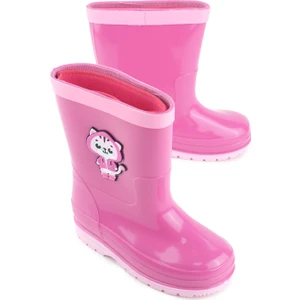 Kız Çocuk Kışlık Içinde Çıkarılabilir Ek Çoraplı Su Geçirmez Yağmur Bot Çizme