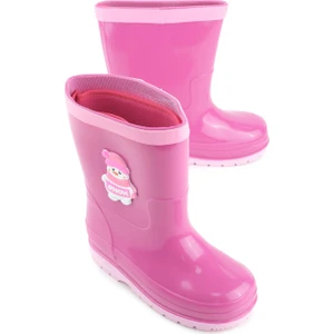 Kız Çocuk Kışlık Içinde Çıkarılabilir Ek Çoraplı Su Geçirmez Yağmur Bot Çizme