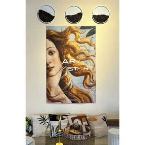 The Lycos "Venüs'ün Doğuşu - Botticelli" Dekoratif Duvar Halısı – 100x140 Cm (Kuşgözü Detaylı)