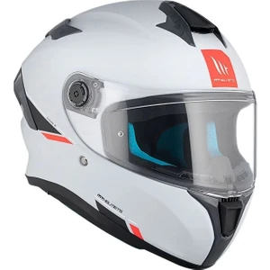 Mt Helmets Kask Targo S Solid Mat Beyaz