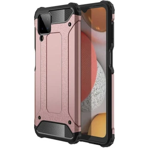 Galaxy M12 Kılıf Zore Crash Silikon Kapak-Rose Gold