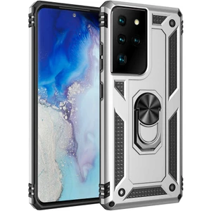 Galaxy S21 Ultra Kılıf Zore Vega Kapak-Gri