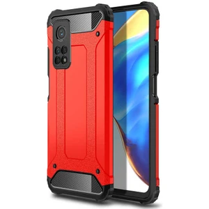 Xiaomi Mi 10T Pro 5g Kılıf Zore Crash Silikon Kapak-Kırmızı