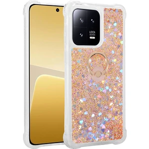 Xiaomi Mi 13 Pro Kılıf Zore Milce Kapak-Gold
