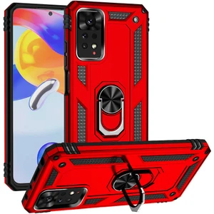 Xiaomi Redmi Note 11 Pro 5g Kılıf Zore Vega Kapak-Kırmızı