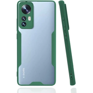 Xiaomi Mi 12 Kılıf Zore Parfe Kapak-Koyu Yeşil