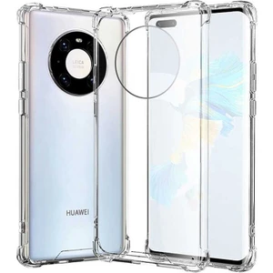Huawei Mate 40 Pro Kılıf Zore Nitro Anti Shock Silikon-Renksiz
