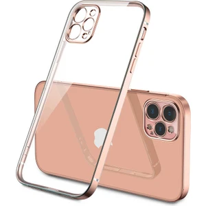 Apple iPhone 12 Pro Max Kılıf Zore Gbox Kapak-Gold