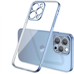 Apple iPhone 12 Pro Kılıf Zore Gbox Kapak-Mavi Açık