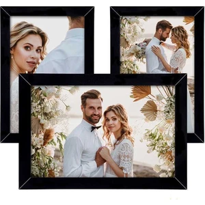 3 Adet 10X15 Çerçeve - Mdf A6 Çerçeve - Çoklu Fotoğraf Çerçevesi