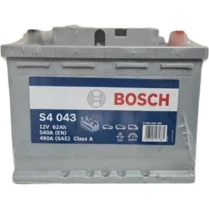 12V 62 Ah S4 62 Ah (Düz) Akü - 60 Ah Akü 60-62 Uyumludur