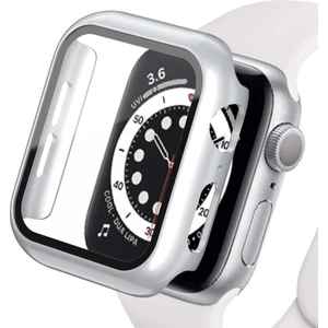 Apple Watch 1./2./3./4./5./6./7./8./9./se Uyumlu 38MM 40MM 41MM 42MM 44MM 45MM 49MM Kasa Koruyuculu Camlı Ekran Koruyucu