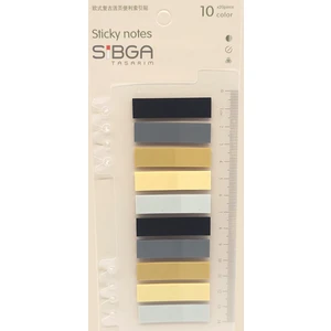 Sibga Tasarım Şeffaf Renkli Postit Post-It Post It. Kitap Ayracı Ayraç Postit Sticker Not Kağıdı 200 Yaprak