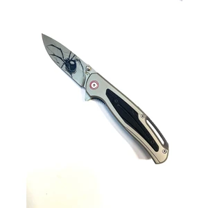 CM123 Örümcek Desenli Klipsli Çakı
