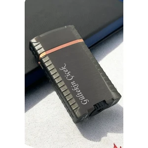 Çiftli Turbo Düz Kişiye Özel Çakmak Kutusuz