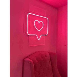 Neon LED Işıklı Kalp