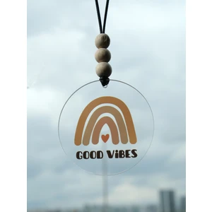 Good Vibes Bohem Gökkuşağı Dikiz Aynası Süsü Araba Süsü Hediyelik Eşya