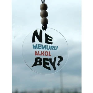 Ne Memuru Alkol Bey Dikiz Aynası Süsü Araba Süsü Hediyelik Eşya