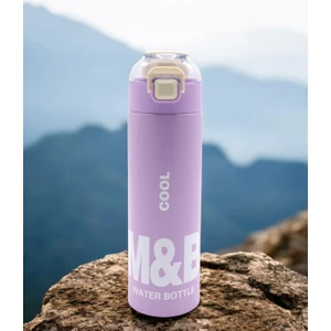 M&B Water Bottle Çelik Matara 600ML, Paslanmaz, Sızdırmaz Çelik Suluk