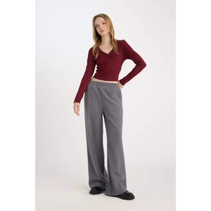 Wide Leg Geniş Bol Paça Eşofman Altı Cepli Bağcıklı Uzun Boy E0742AX24WN