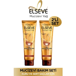 L'oréal Paris Elseve Mucizevi Yağ Kuru Saçlar Krem 150 ml x 2 adet