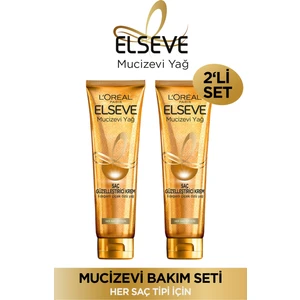 L'oréal Paris Elseve Mucizevi Yağ Saç Güzelleştirici Krem 150 ml x 2 adet