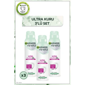 3'lü Mineral Ultra Kuru Sprey Deodorant Seti