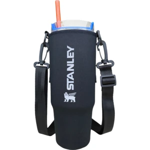 30 OZ 887 ML QUENCHER PİPETLİ KULPLU Neopren Termos Kılıfı  Ve Omuz Askısı