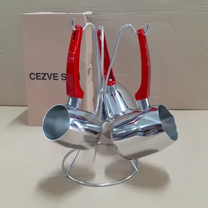 Truva 4 Parça Paslanmaz Çelik Cezve Seti
