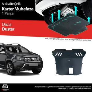 Dacia Duster Çelik Karter Muhafaza Koruma 2018-2023