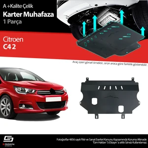 Citroen C4 Çelik Karter Muhafaza Koruma 2010-2020