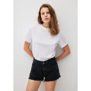 Rosie 90lar Yırtıklı Gri Jean Şort 1447481224
