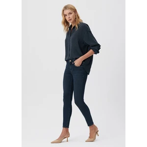 Tess Gold Premium Gölgeli Indigo Lacivert Jean Pantolon 100328-85607