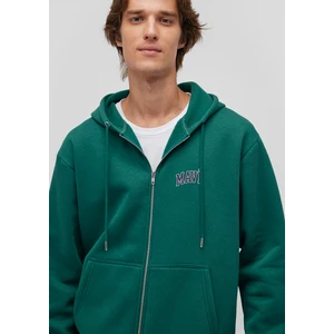 Mavi Logo Baskılı Fermuarlı Yeşil Sweatshirt 0611715-71874