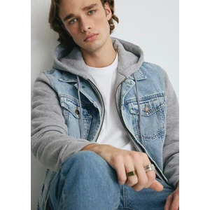 Jerry 90lar Puslu Açık Mavi Jean Ceket010258-86352