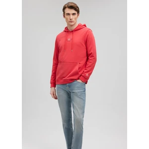 Kapüşonlu Baskılı Kırmızı Sweatshirt0S10077-70471