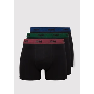 3lü Siyah Basic Boxer 0911408-85585