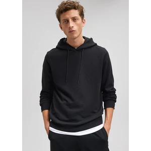 Black Kapüşonlu Siyah Sweatshirt0S10135-900