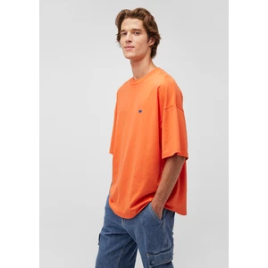 Bisiklet Yaka Basic Turuncu Tişört0611931-70483